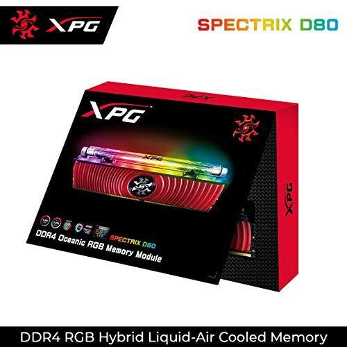 【希少】 ADATA XPG DDR4-3200MHz CL16 デスクトップPC用 メモリ SPECTRIX D80 8GB×2枚 液体冷却 RGB調光採用 筺体色 赤 AX4U320038G16-DR80 【1274517559】(45630円)