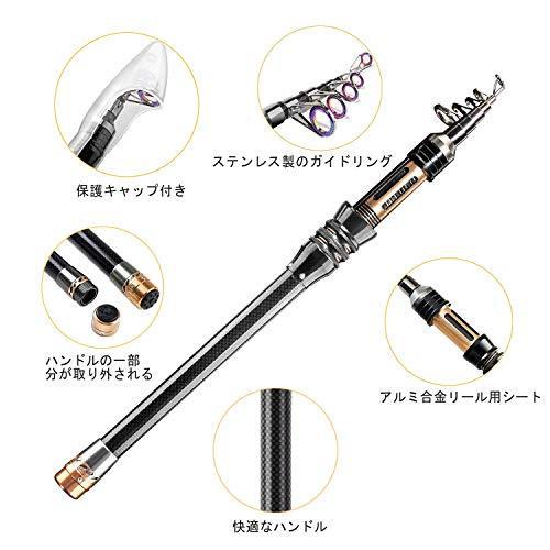 贅沢 釣りセット 初心者 釣り糸付 釣り餌 スピニングリール ロッド 投げ釣り 2 1m炭素伸縮釣竿 釣り竿セット Bluefire その他ロッド 釣り竿 Fdctheclub Com