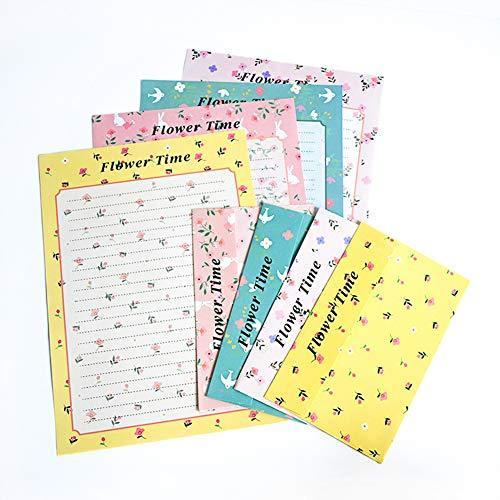 Tafly 封筒可愛い花手紙便箋 状袋封書書状状袋封書レターセット 便箋6枚 封筒3枚セット A Bylr9 Mtm Co 通販 Yahoo ショッピング