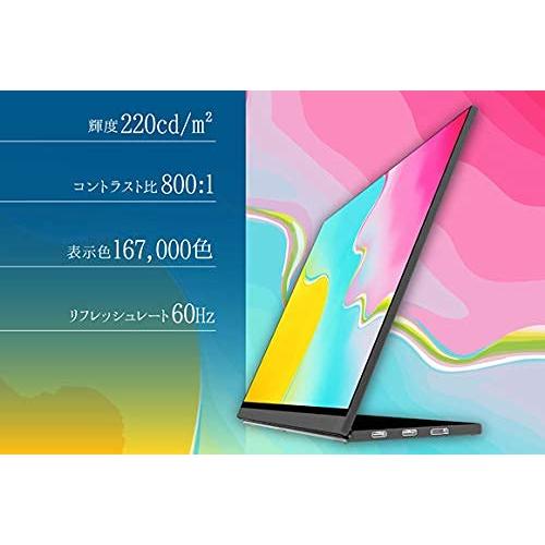 【新登場】 モバイルモニター 最高峰画質 4K タッチ機能 15.6インチ 3年保証 WT-156LT4-BK 安心の日本企業 WINTEN タッチパネル モ 【YWU7406048303】(26515円)