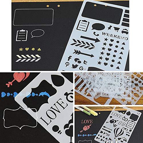 Taqu 24枚セット 描画 手帳 テンプレート ステンシルシート スクラップブッキング テンプレート グリーティング A B08gfgmwwh Mtm Co 通販 Yahoo ショッピング