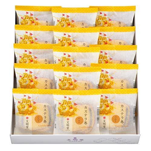 文明堂 カステラ巻15個入h ハニーのみ 熨斗対応可 包装品 和菓子 ギフト 母の日 手提げ袋付き A B0874grmwm 2128 Mtmland 通販 Yahoo ショッピング