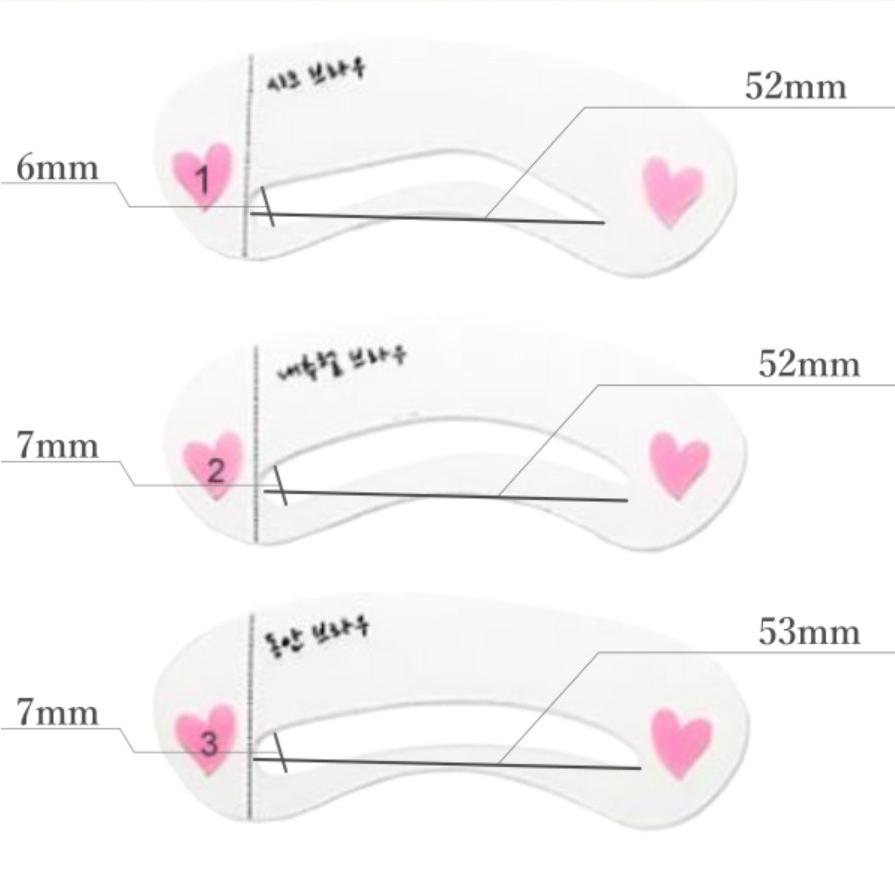 眉毛 プレート 眉毛 テンプレート 左右対称 眉毛テンプレート まゆげ ３枚 ３種類 セット アイブロウ テンプレート 化粧品 アイブロウペンシル 美眉 激安 |  | 02