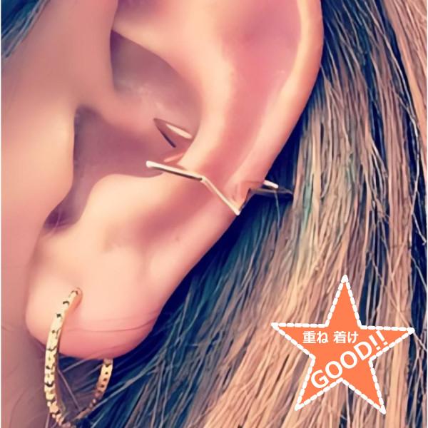 星 イヤーカフ 片耳用 ゴールド シルバー ブラック ノンホールピアス 痛くない メンズ レディース おしゃれ 韓国風 アクセサリー |  | 03
