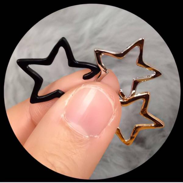 星 イヤーカフ 片耳用 ゴールド シルバー ブラック ノンホールピアス 痛くない メンズ レディース おしゃれ 韓国風 アクセサリー |  | 04