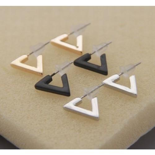 ピアス レディース ピアス 三角 ピアス トライアングル ピアス 黒 ピアス パーツ キャッチ アクセサリー 三角 トライアングル イヤリング news 超目玉 増田 |  | 02