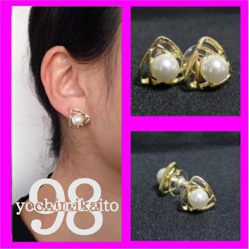 ピアス パール ピアス レディース ピアス ゴールド ピアス シンプル ピアス キャッチ ピアス トライアングル ピアス 三角 ピアス 可愛い ピアス かわいい |  | 04