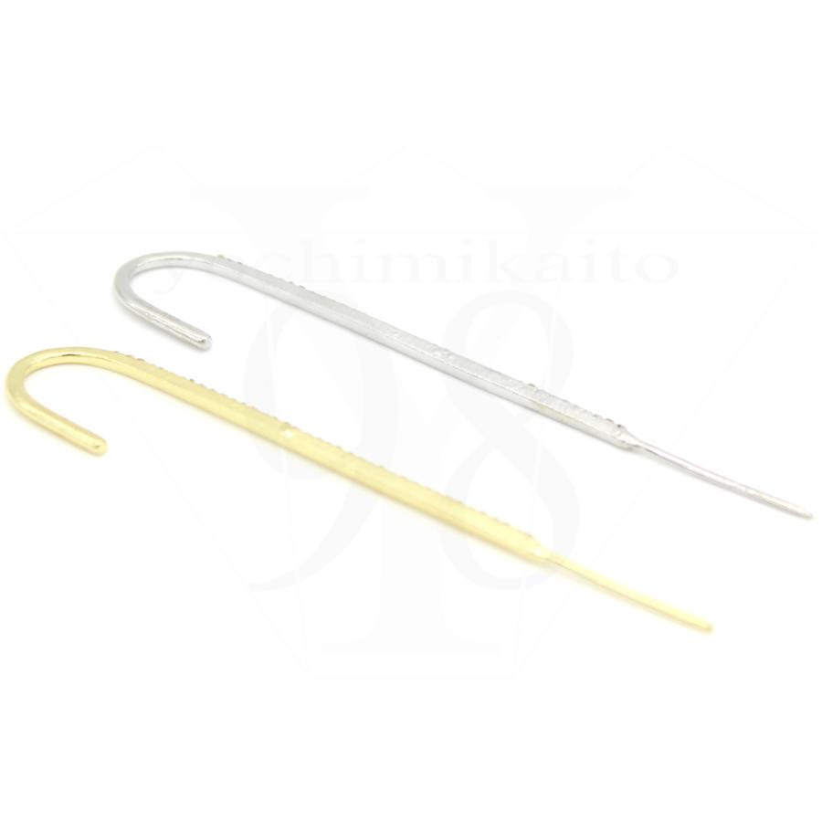 インダストリアル ピアス 斜め 斜めがけ 斜め掛け ゴールド シルバー ピンクゴールド ラインストーン ライン パーツ キャッチ ビジュー ジルコニア 大人 カフス |  | 07