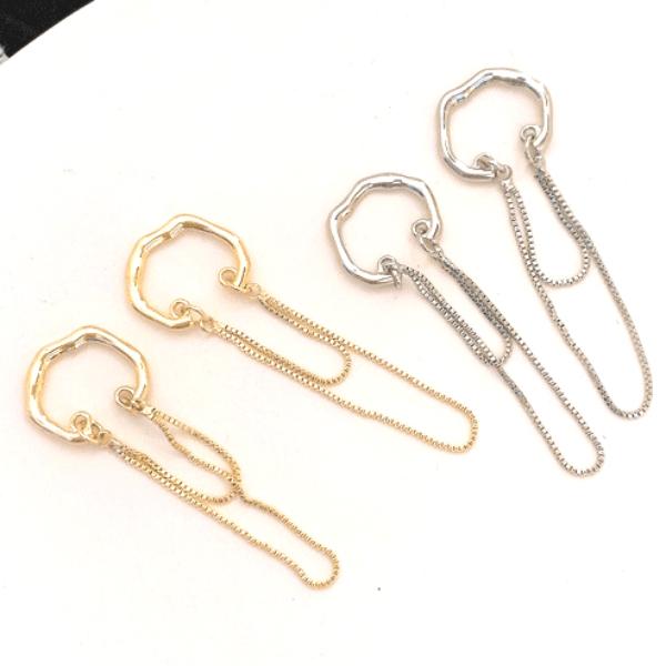 レディース イヤーカフ  ぶら下がり ゴールド レディースアクセサリー 揺れる シルバー ブランド シンプル 結婚式 お呼ばれ |  | 12