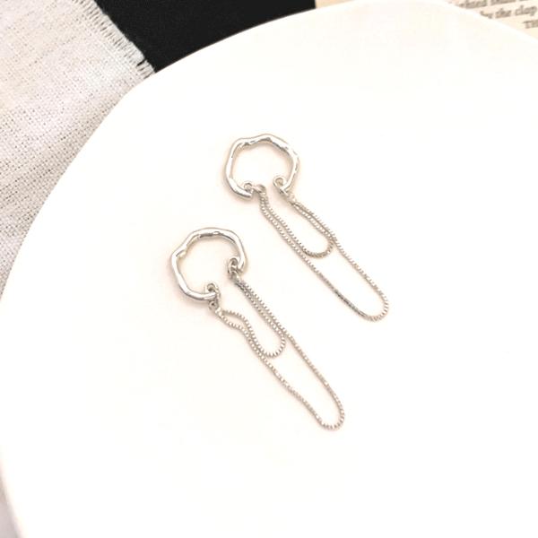 レディース イヤーカフ  ぶら下がり ゴールド レディースアクセサリー 揺れる シルバー ブランド シンプル 結婚式 お呼ばれ |  | 06