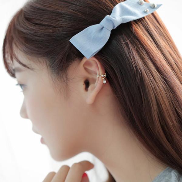 イヤーカフ チャーム ゴールド シルバー ビジュー キラキラ キュービックジルコニア ジルコン 揺れる ゆれる |  | 11