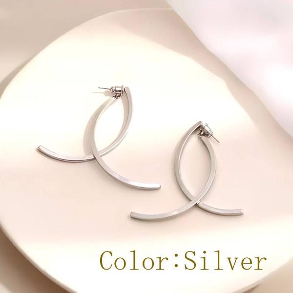 レディースピアスアクセサリージュエリーアメリカンピアス  金属アレルギー 揺れる 金属アレルギー対応 ぶら下がり ゴールド ニッケルフリー 大ぶり ロング |  | 05