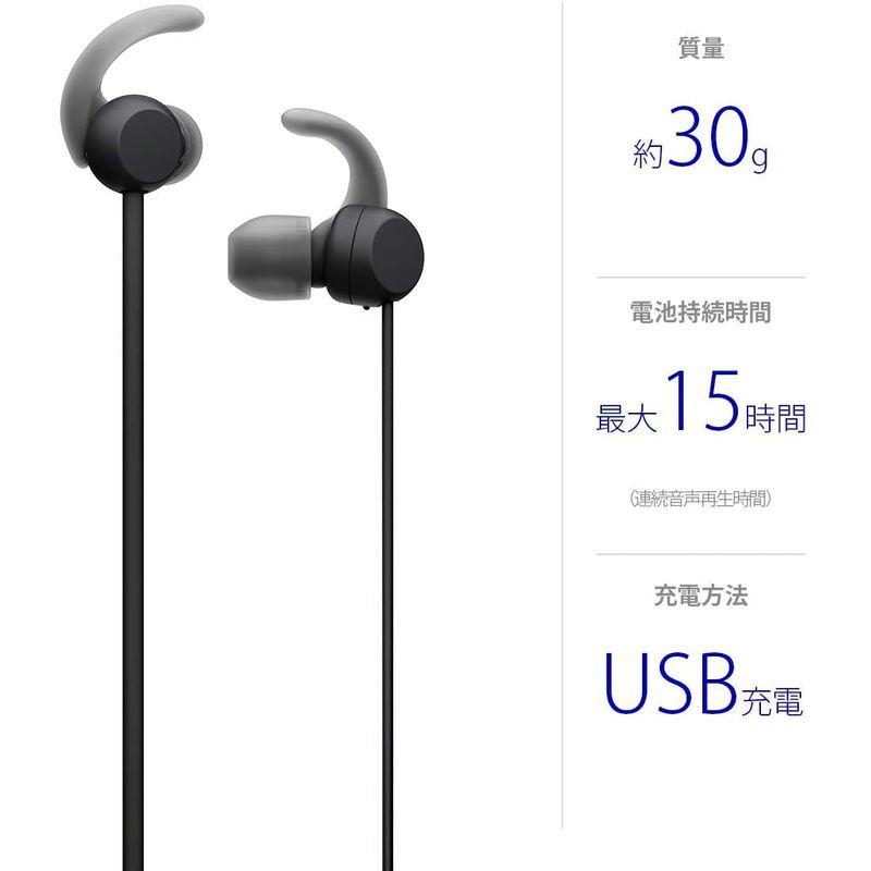 【早い者勝ち】 ソニー ワイヤレスステレオヘッドセット/マイク付き / 2020年モデル ブラック WI-SP510 B 【1861201606】(10380円)