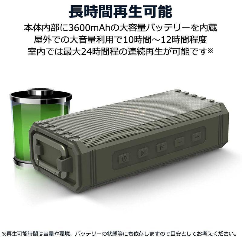 40s Bluetoothスピーカー ブルートゥース 5.0 スピーカー 防水 ステレオ 重低音 SDカード 大音量 アウトドア ポータブル Bluetoothスピーカー ブルートゥース スピーカー 防水 ステレオ 重低音 SDカード 大音量 アウトドア ポータブル