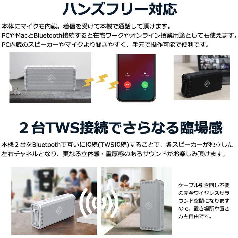 40s Bluetoothスピーカー ブルートゥース 5.0 スピーカー 防水 ステレオ 重低音 SDカード 大音量 アウトドア ポータブル Bluetoothスピーカー ブルートゥース スピーカー 防水 ステレオ 重低音 SDカード 大音量 アウトドア ポータブル