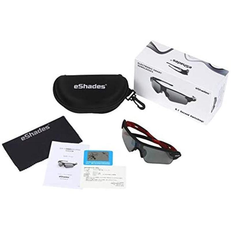 瞬間調光サングラス eShades（イーシェード）Red/Black (レッド) eShades イーシェード Red/Black レッド