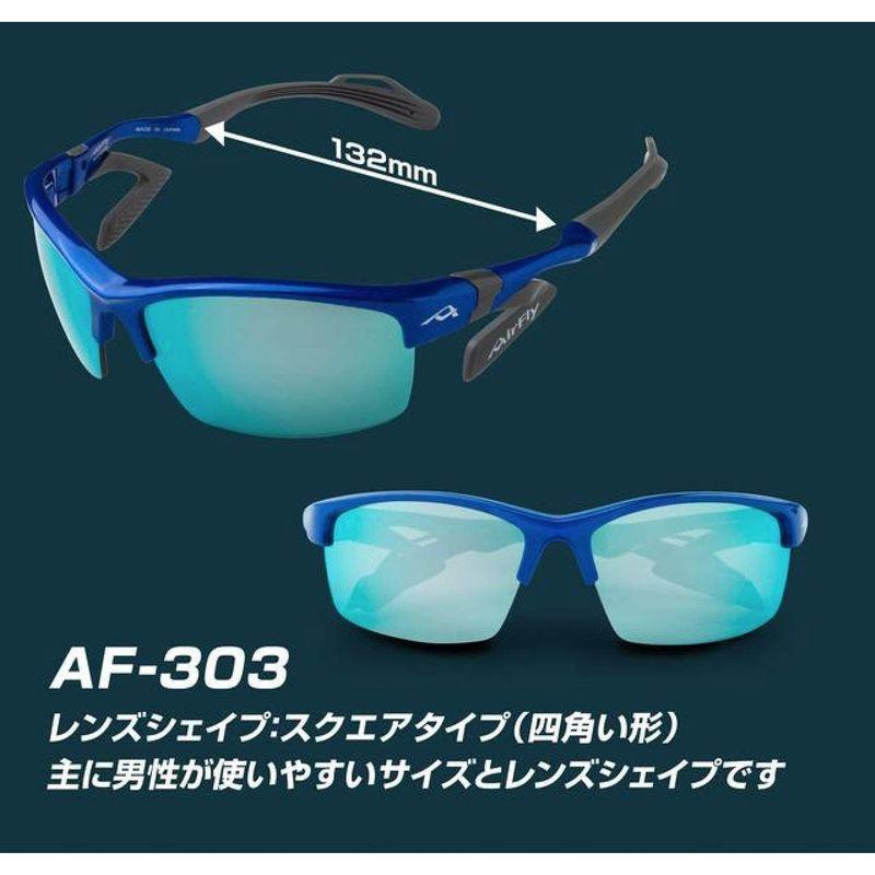 AirFly(エアフライ) ノーズパッドレススポーツサングラス AF-303 C-2 新サイドパッド搭載 ホワイトフレーム AF-303 C AF エアフライ ノーズパッドレススポーツサングラス 新サイドパッド搭載 ホワイトフレーム