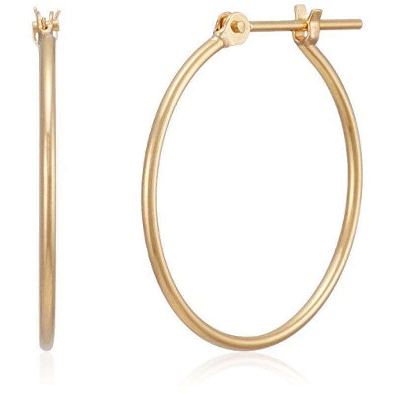 エステール ESTELLE K18 イエローゴールド フープピアス(L) 0202-1788-0011-0000