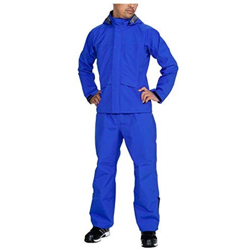 MAEGAKI AP2700 制電レインスーツ ゴアテックス? プロ仕様 レインウェア 上下セット 透湿 撥水 3Dパターン 作業用 ワーク