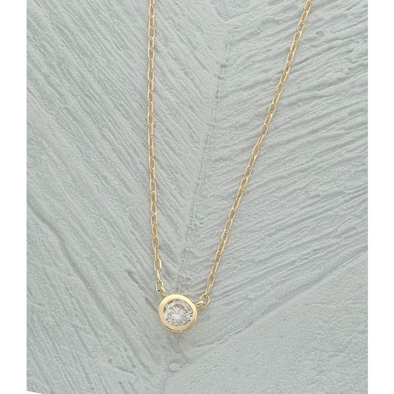 【訳あり・新品】 L&Co (エルアンドコー) ペーパーバッグ&ペーパーボックス付 ギフト K18 イエローゴールド 一粒 ダイヤモンド 0.1カラット ペン 【I2871262327】(16014円)