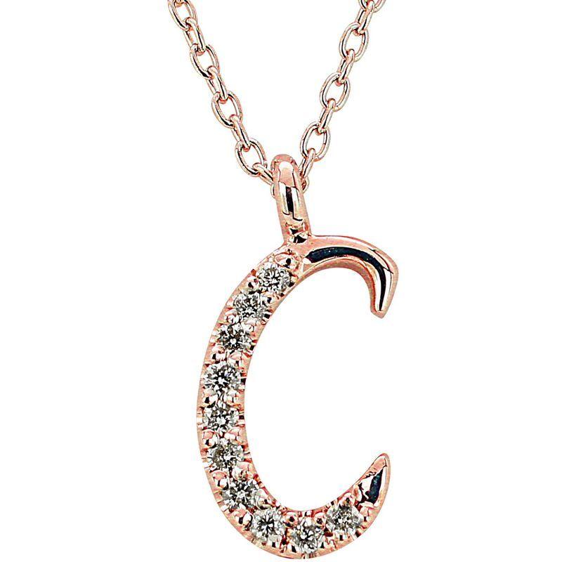 中古品 スイートテン・ダイヤモンド 正規品Sweet 10 Diamond イニシャル「C」 18金ピンクゴールドダイヤモンドイニシャルペンダント「 【KUE1432350233】(51281円)