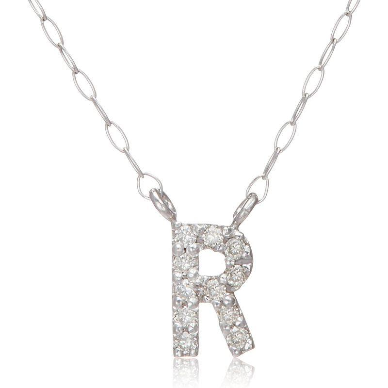 【新品未開封】 シノハラ shinohara K18WGイニシャルダイヤモンドペンダントR 計0.05ｃｔ 133431 【PE2871232009】(16014円)