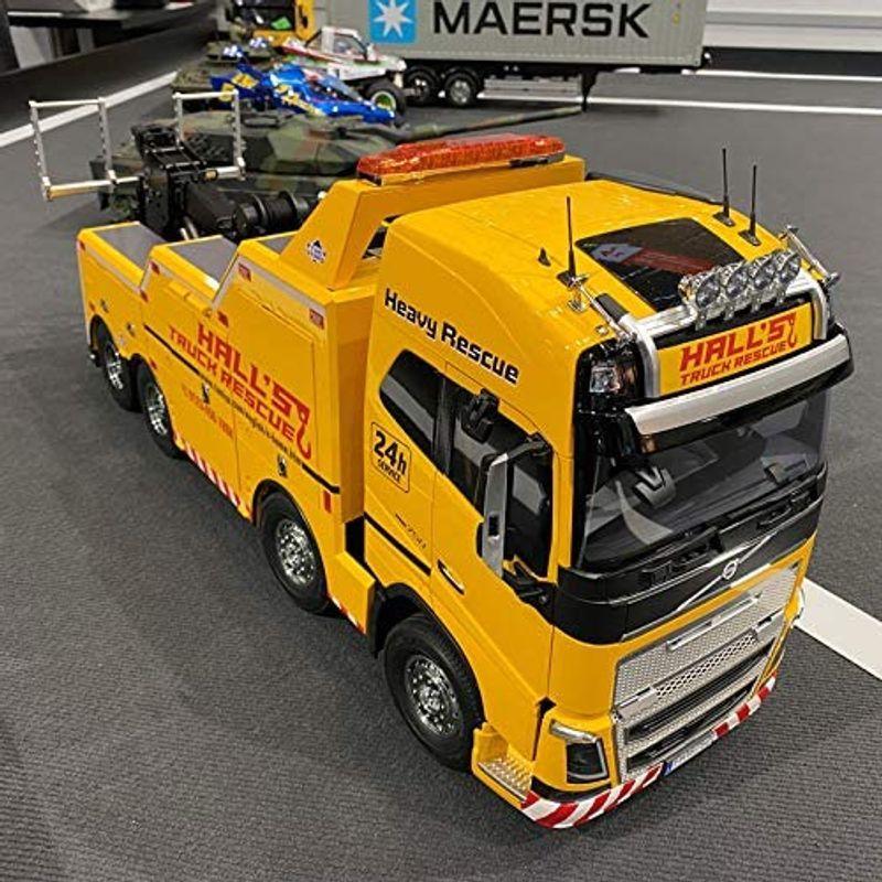 ブランド タミヤ 1/14 電動RCビッグトラックシリーズ No.62 1/14 ボルボ FH16 グローブトロッター 750 8x4 レッカートラッ 【HOV2470473739】(88448円)