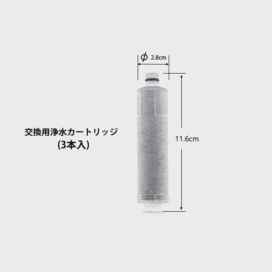 LIXIL リクシル JF-20 3個入り オールインワン浄水栓交換用カートリッジ リクシル 標準タイプ（5物質）｜mtshoukai2｜02