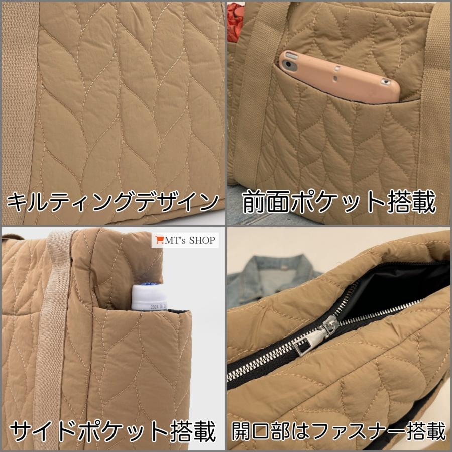 トートバッグ レディース A4 大容量 軽量 キルティング やわらか