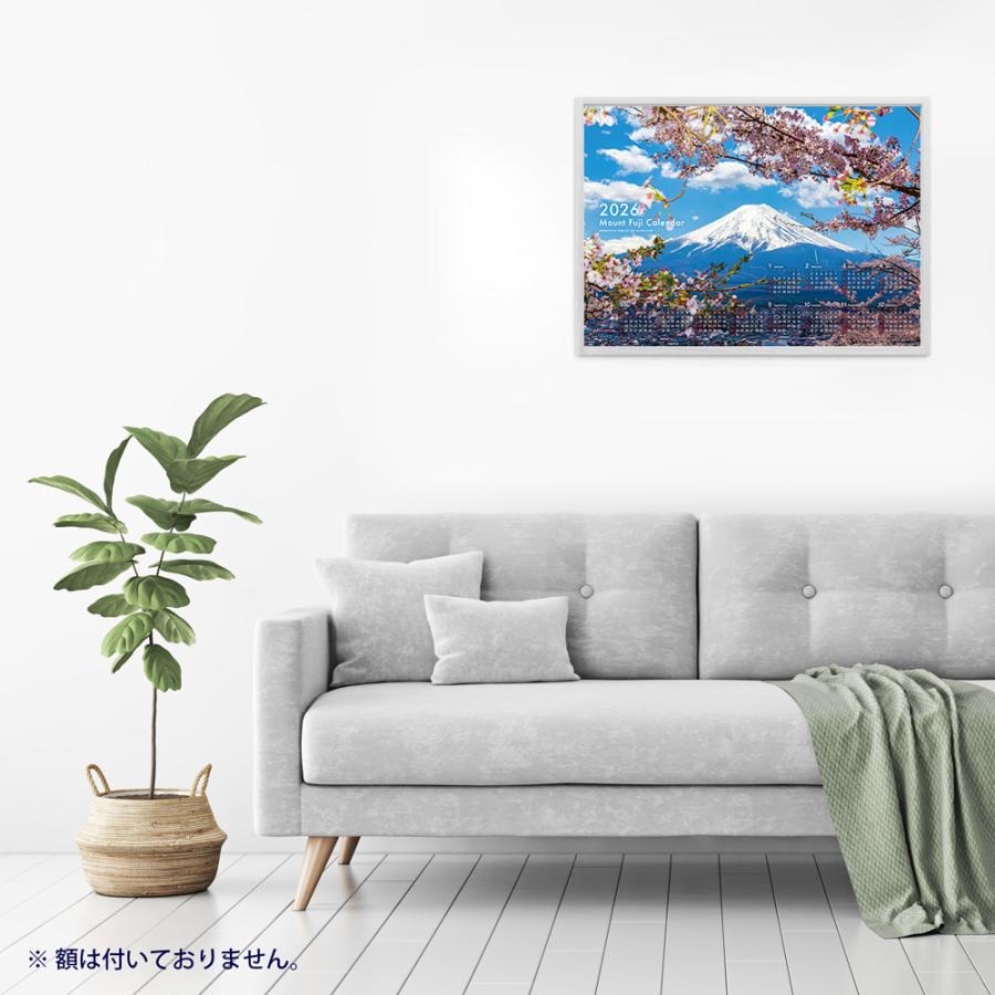 2026 カレンダー 富士山 世界遺産 壁掛け A2サイズ ポスターカレンダー