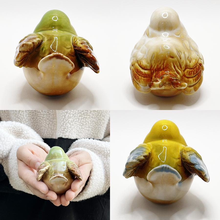 小鳥 置き物 置物 オブジェ 陶器 飾り インテリア 雑貨 かわいい 野鳥