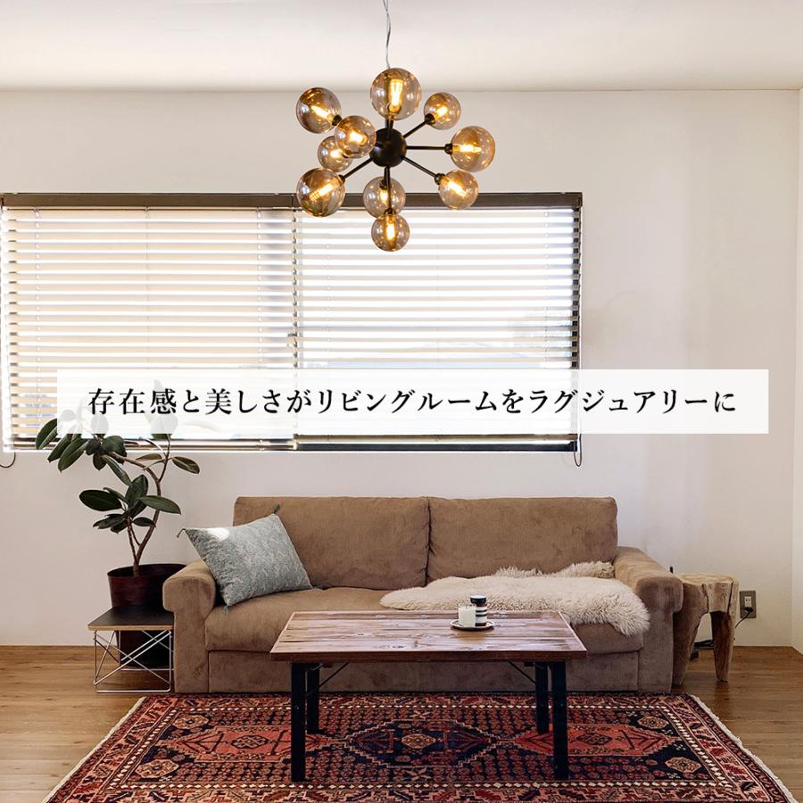 ペンダントライト 10灯 ガラス バブルシャンデリア LED付属 おしゃれ