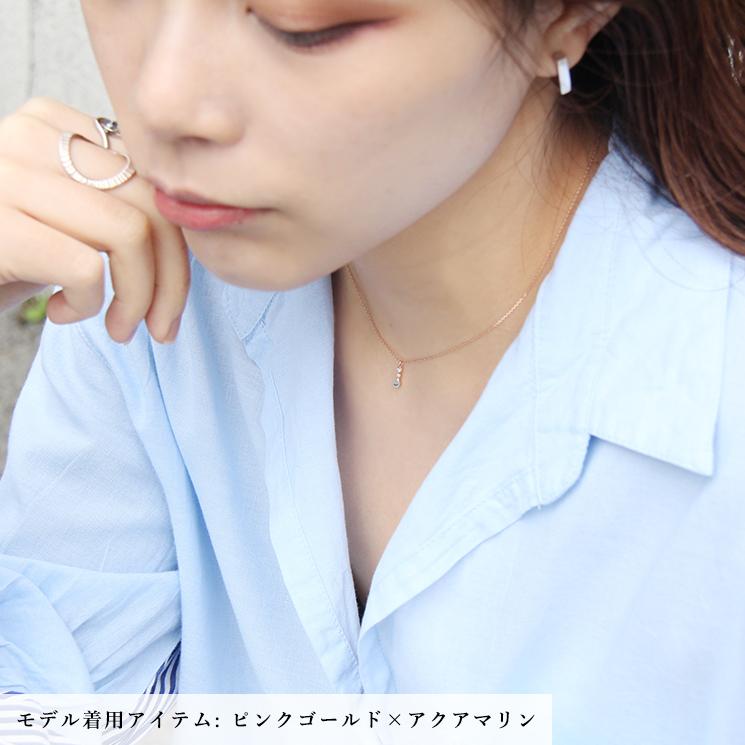 MU-RA ネックレス レディース セミオーダー 誕生石 ダイヤモンド