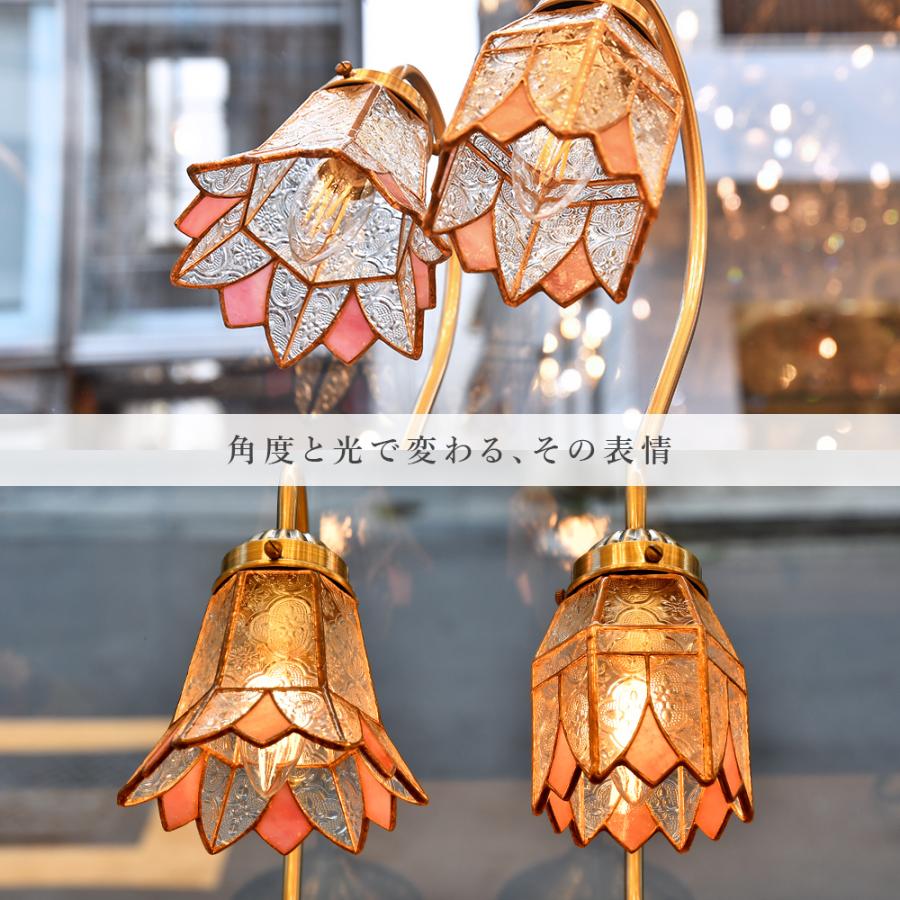 テーブルランプ 受注生産 灯花 とうか LED電球付属 照明 ステンド