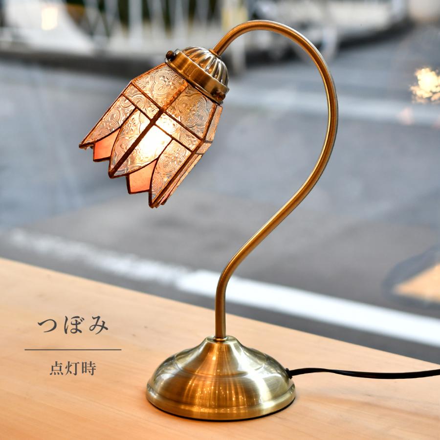 テーブルランプ 受注生産 灯花 とうか LED電球付属 照明 ステンドグラス ナイトライト おしゃれ 爆買_7