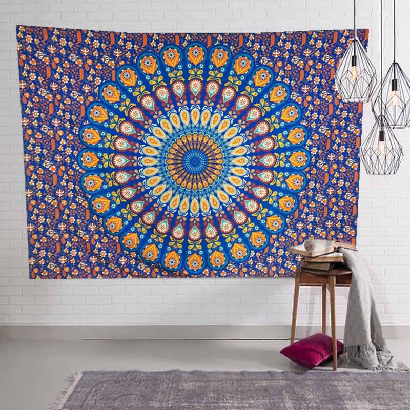 タペストリー インド 曼荼羅 ヨガ ヒッピー Kk 0173 Mu Tech 通販 Yahoo ショッピング