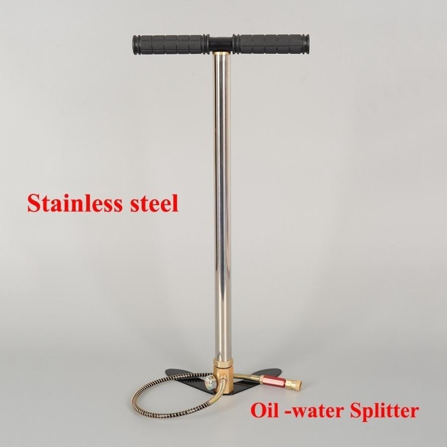 ミニ高圧コンプレッサー ポンプ エアライフル ペイントボール　ステンレス鋼