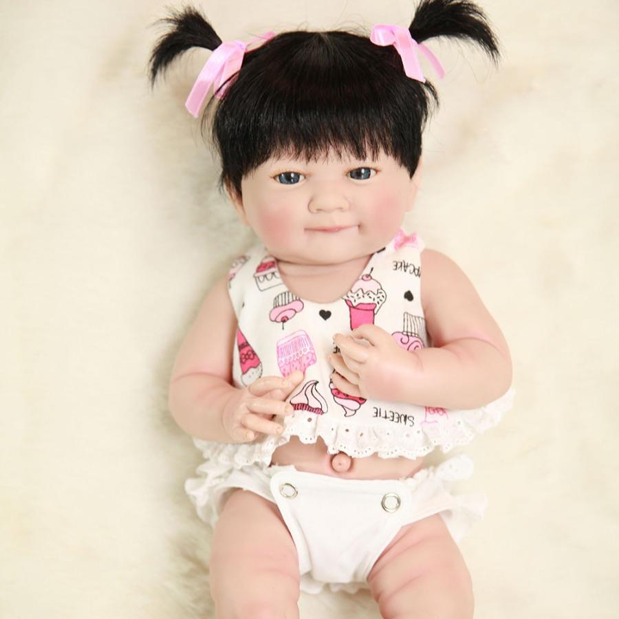 リボーンドール フルシリコーンビニール 人形 女の子 リアル 新生児人形 35cm B :mt-00169-2:MU-TECH - 通販