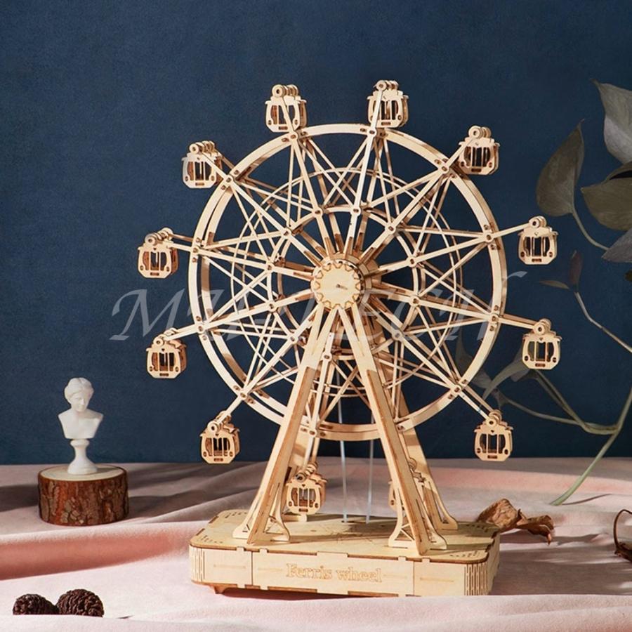 置物 カラフルな観覧車 アンティーク調 ビンテージ風雑貨 回転可能广末