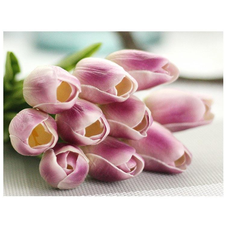 チューリップ 造花 花束 大量 31本 アートフラワー ブーケ : MU-TECH