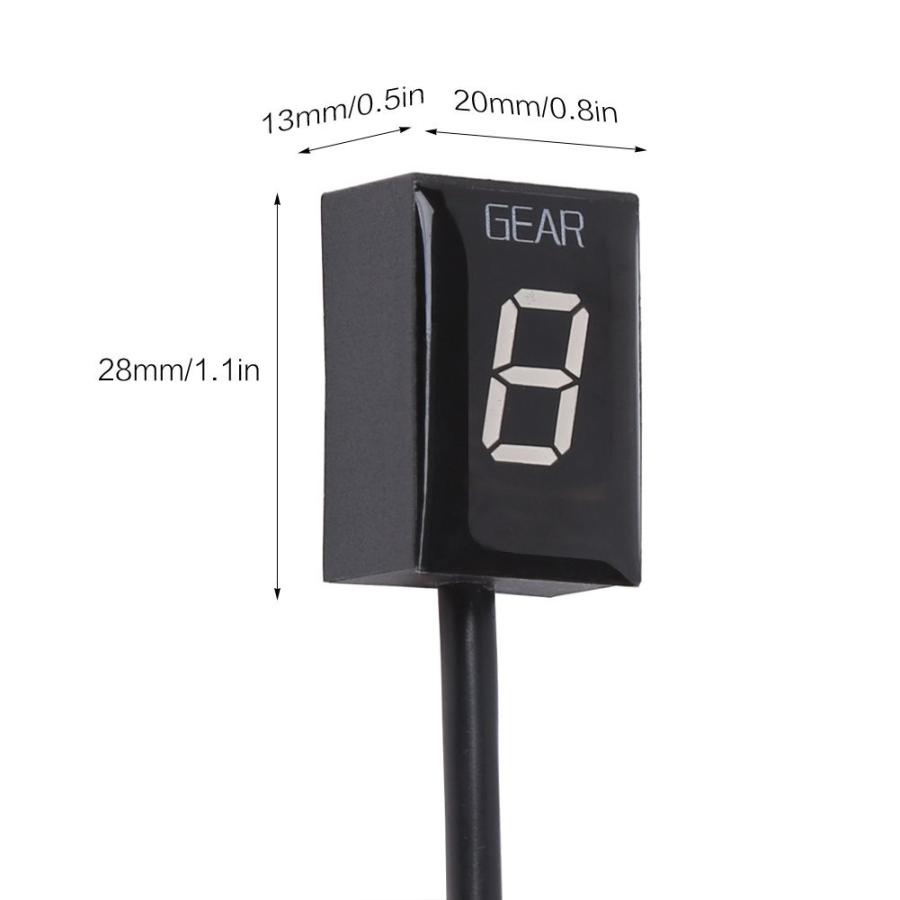 全3色 簡単取付 シフトインジケーター 汎用品 ホンダ CB400SF CB1300SF