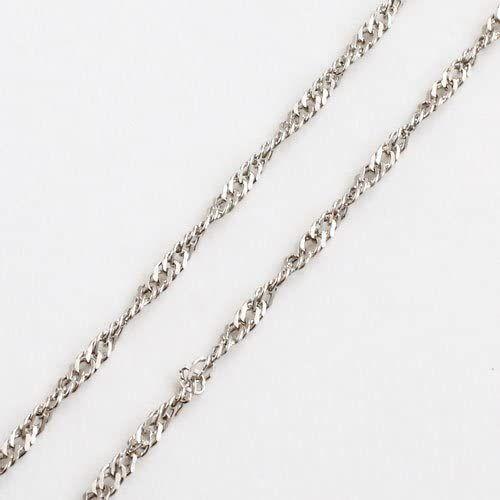 純プラチナ ネックレス 純Pt スクリュー チェーン 50cm 2.3g ネックレス 純Pt スクリュー チェーン 50cm 3g