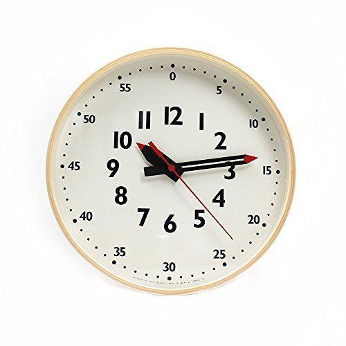 子供に時刻を教えやすい壁掛け時計 掛け時計 壁掛け時計 ふんぷんクロック Mushopの