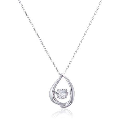 ディーコレクション ダイヤモンド プラチナ Pt900 ダンシングストーン 0.13ct ネックレス レディース