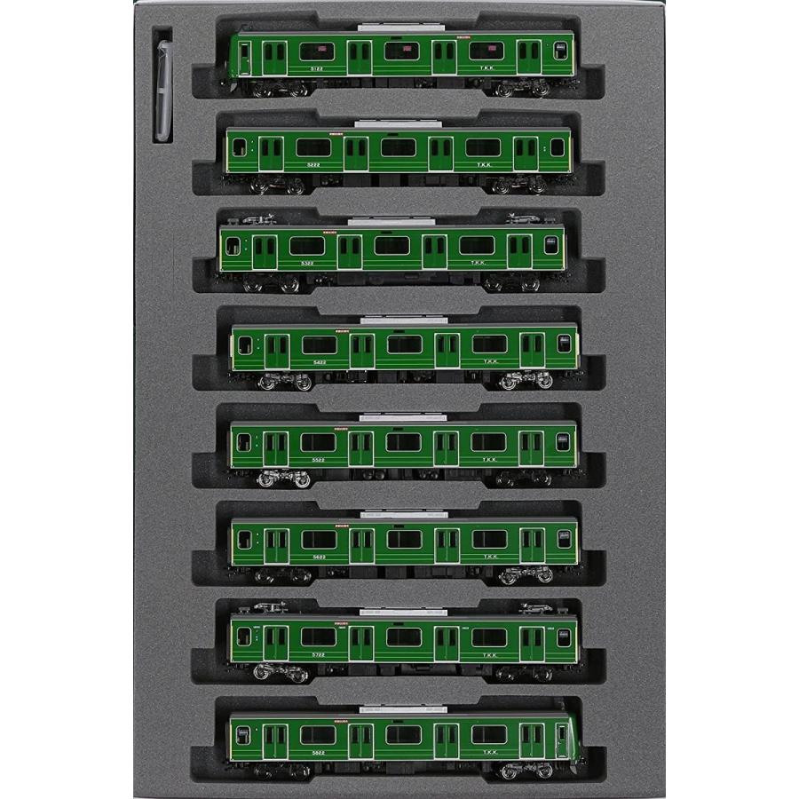 KATO Nゲージ 東急電鉄 東横線 5000系 青ガエル ラッピング編成8両セット 特別企画品 10-1456 鉄道模型 電車 Nゲージ 東急電鉄 東横線 5000系 青ガエル ラッピング編成8両セット 特別企画品 鉄道模型 電車