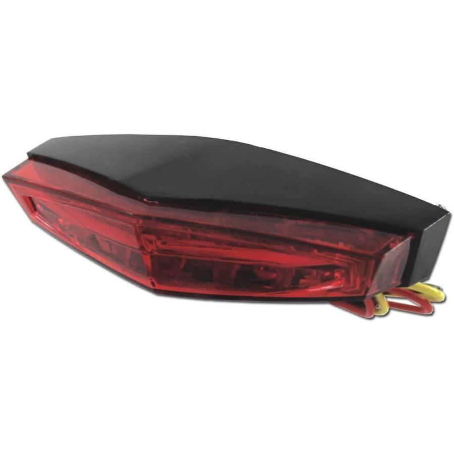 人気急上昇汎用 スリムエッジ LEDテールランプ レッド 建築、建設用 MOTOLED(モトレッド) エッジテールライト レッドレンズ D45-29-347