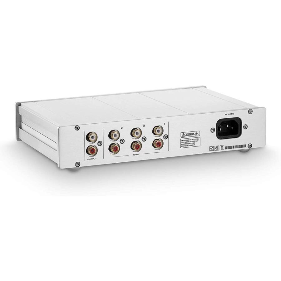 Nobsound HiFi 2.0CH ステレオ オーディオ プリアンプ 3系統 クラスA デジタルプリアンプ トーンコントロール HiFi 0CH ステレオ オーディオ プリアンプ 3系統 クラスA デジタルプリアンプ トーンコントロール
