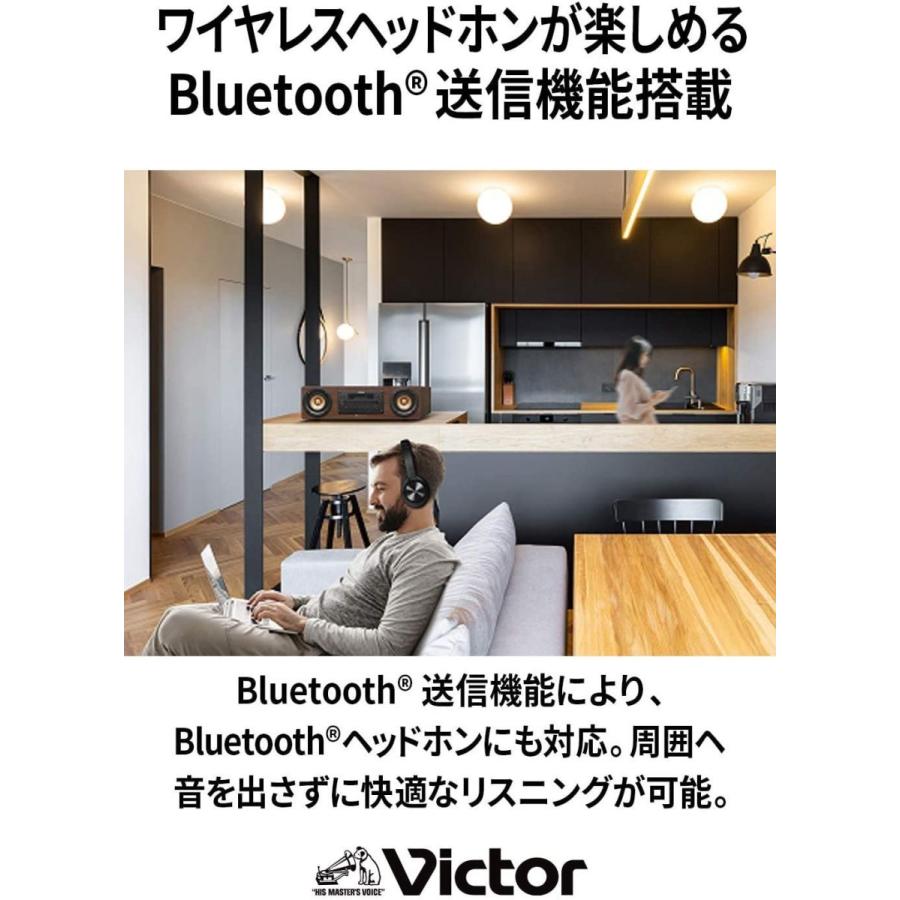 ★動作確認済み Victor EX-D6 ウッドコーンシリーズ 一体型オールインワンシステム ハイレゾ音源再生 Bluetooth対応 【QGW9965760039】(35680円)