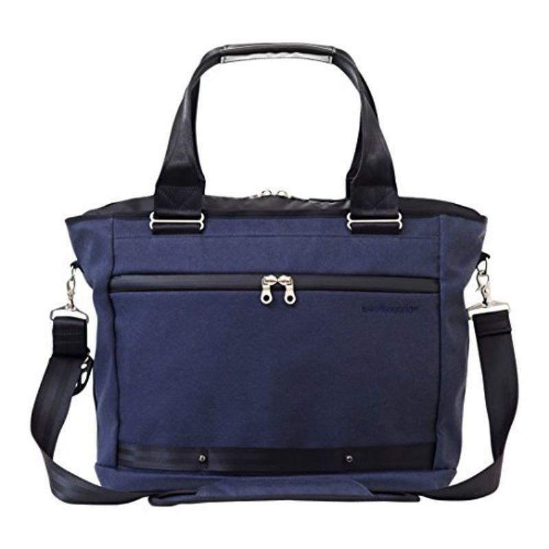 ベルーフ トートバッグ RUSH 日本製 PC・A4収納 2WAY 19L ネイビー