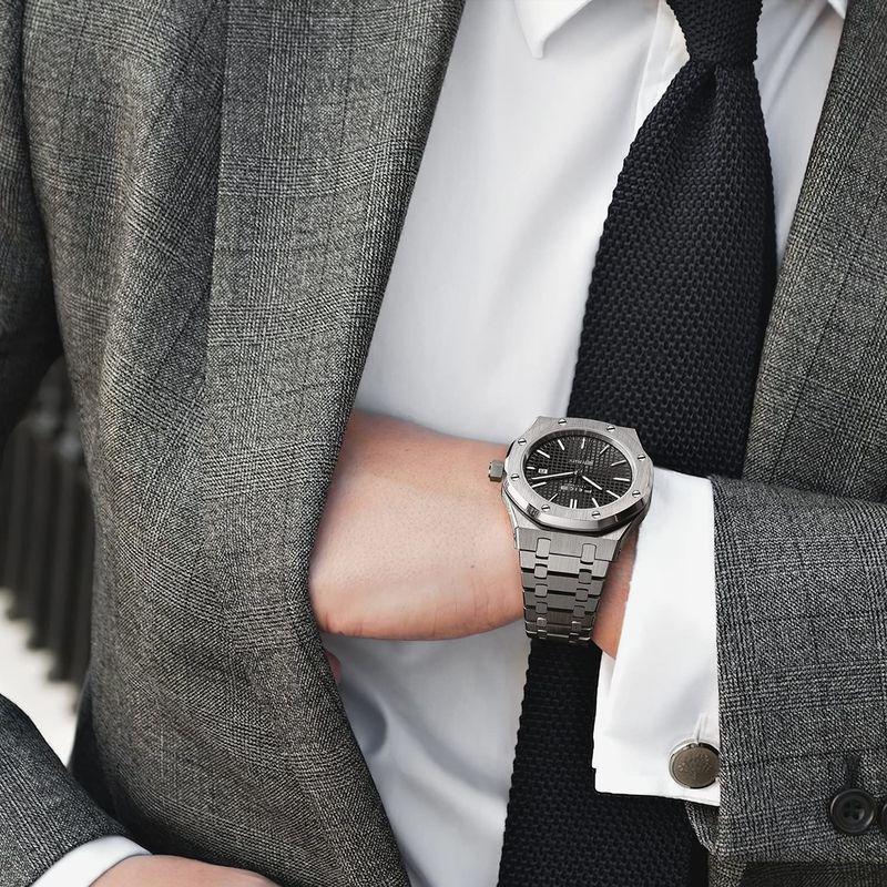 FEICE 自動巻き 腕時計 メンズ 男性 機械式 うで時計 メンズ 手巻付き アナログ ウォッチ 防水 夜光 日付表示 ラグジュア リー メンズ 自動巻き 腕時計 男性 機械式 うで時計 手巻付き アナログ ウォッチ 防水 夜光 日付表示 ラグジュア リー